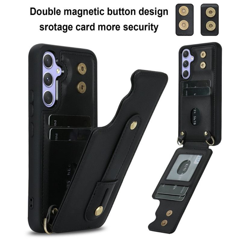 Kryt Na Samsung Galaxy S26 Pouzdro Na Karty A Ramenní Popruh