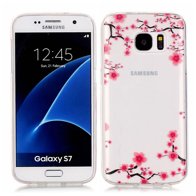 Kryt Na Samsung Galaxy S7 Kvetoucí Větve