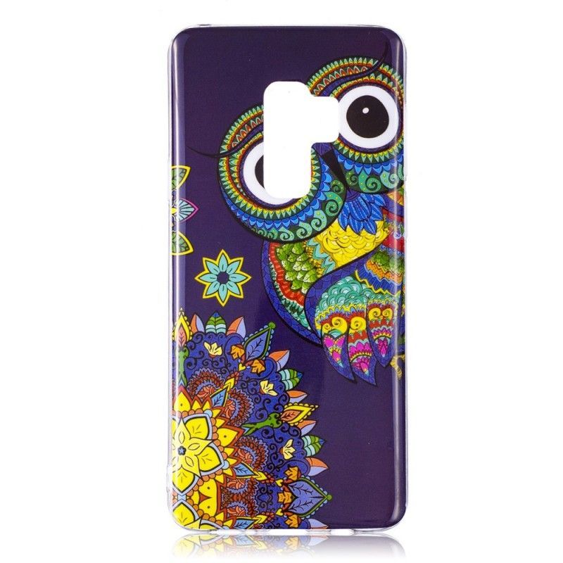 Kryt Na Samsung Galaxy S9 Fluorescenční Mandala Sova