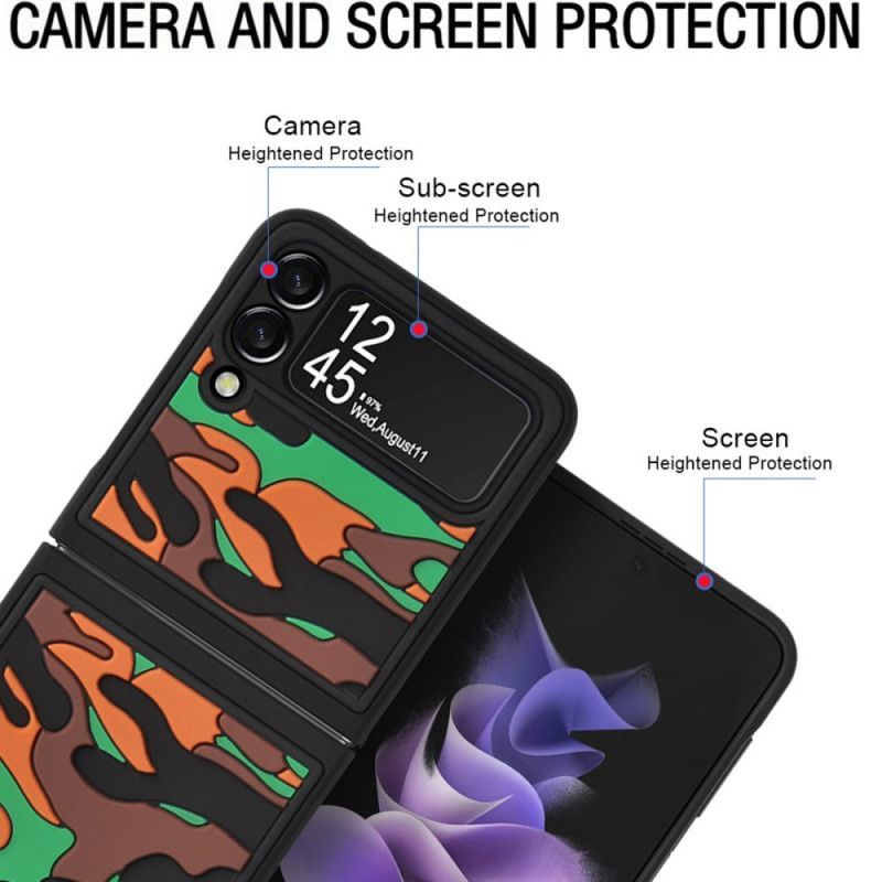 Kryt Na Samsung Galaxy Z Flip 3 5g Camo
