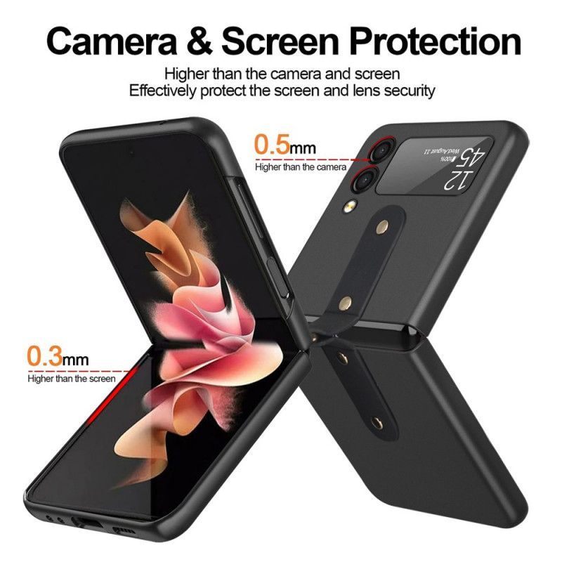Kryt Na Samsung Galaxy Z Flip 3 5g Kovový Prsten