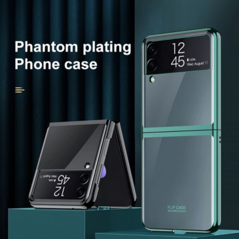 Kryt Na Samsung Galaxy Z Flip 3 5g Okraje Kovového Stylu