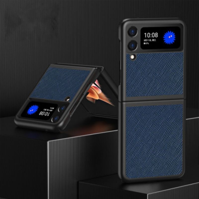 Kryt Na Samsung Galaxy Z Flip 3 5g Styl Texturované Kůže