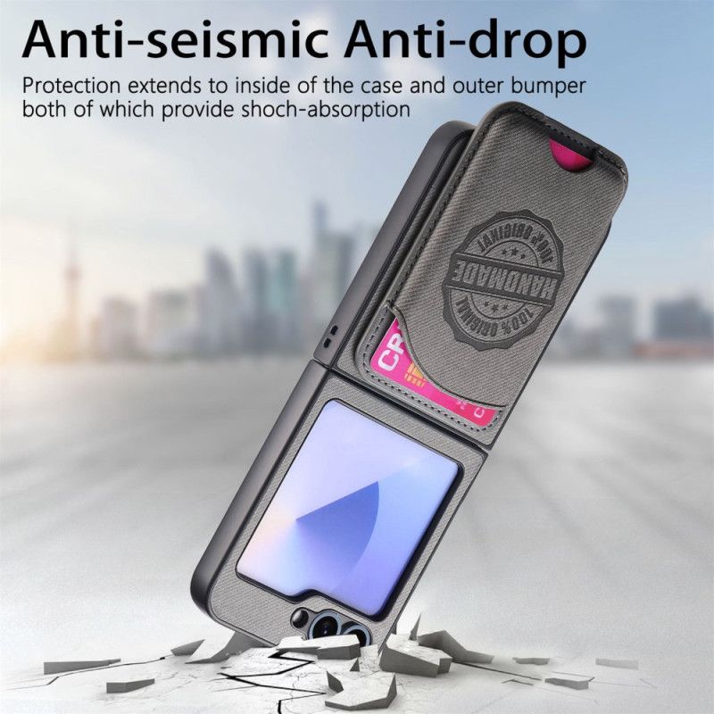 Kryt Na Samsung Galaxy Z Flip 7 Fe Odnímatelný Držák Na Karty Kompatibilní S Magsafe