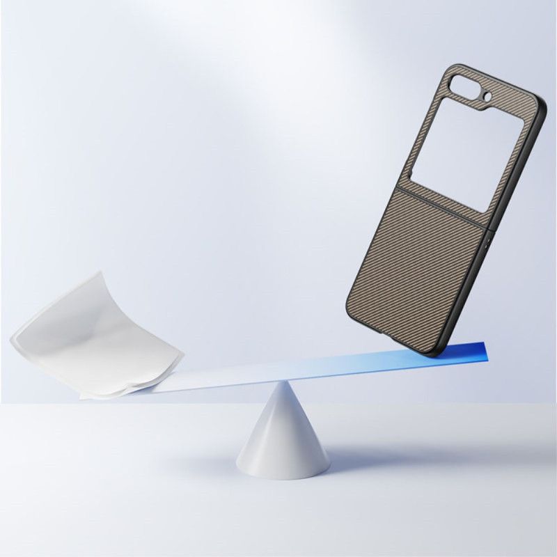 Kryt Na Samsung Galaxy Z Flip 7 Fe Povrchová Úprava Z Uhlíkových Vláken