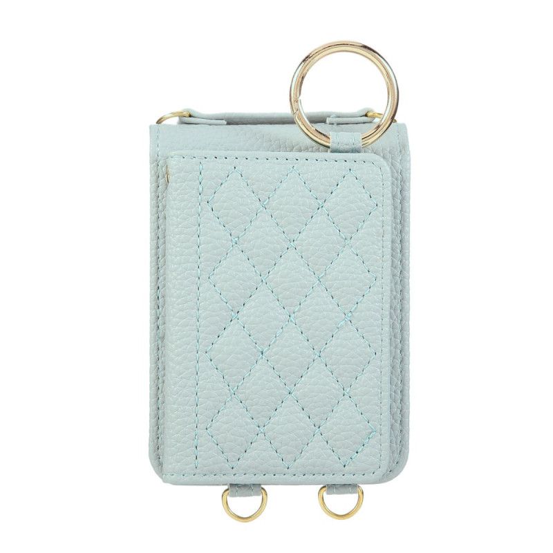 Kryt Na Samsung Galaxy Z Flip 7 Fe Prošívané S Ramenním Popruhem