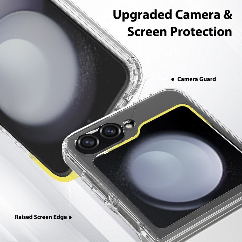 Kryt Na Samsung Galaxy Z Flip 7 Fe Průhledný Jednodílný Design