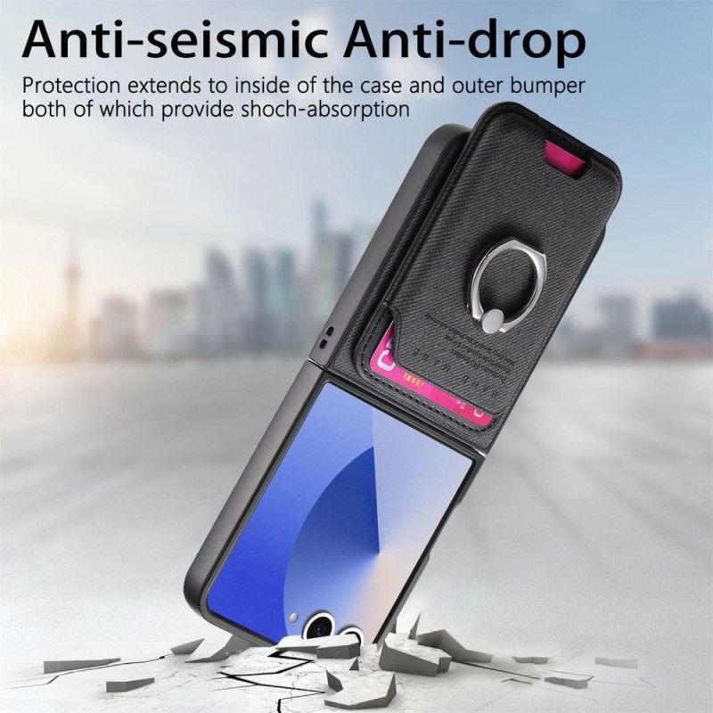 Kryt Na Samsung Galaxy Z Flip 7 Kompatibilní S Magsafe S Odnímatelným Držákem Na Karty