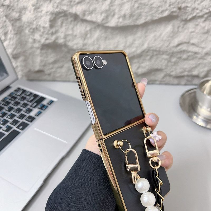 Kryt Na Samsung Galaxy Z Flip 7 Magnetický Řemínek S Přívěskem