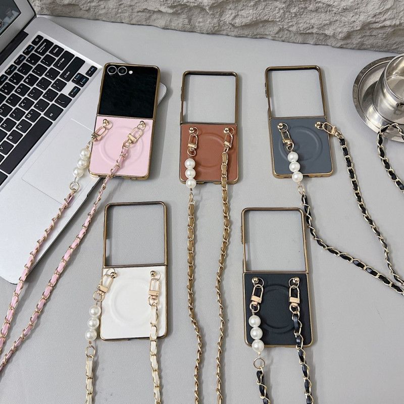 Kryt Na Samsung Galaxy Z Flip 7 Magnetický Řemínek S Přívěskem