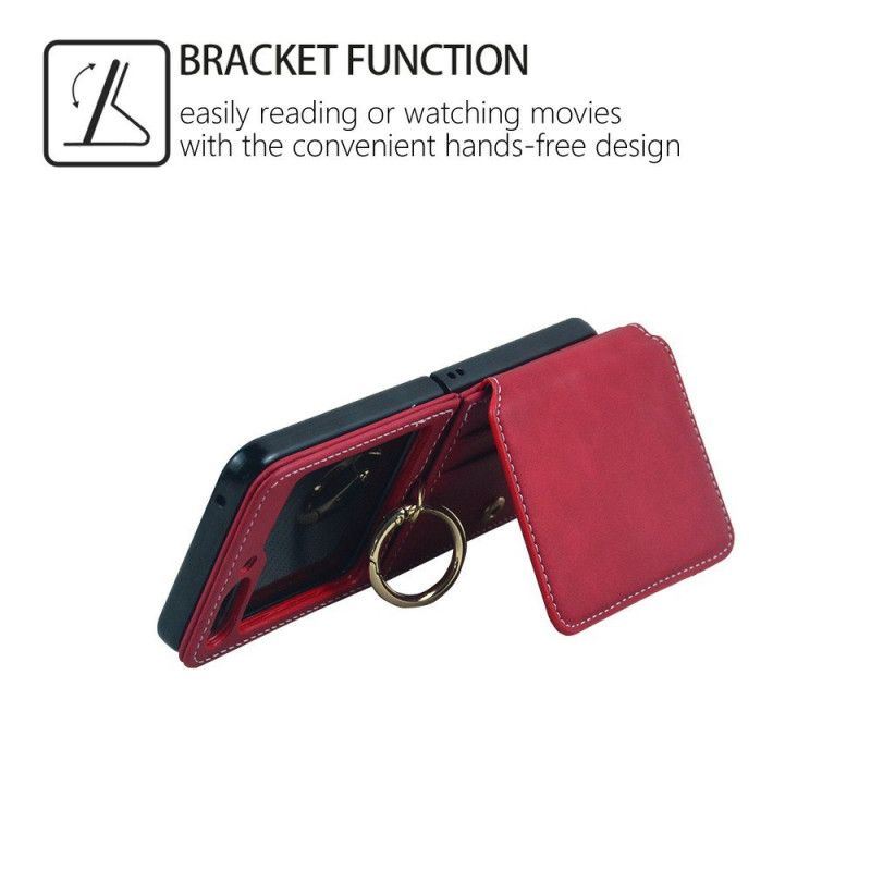 Kryt Na Samsung Galaxy Z Flip 7 Pouzdro Na Karty A Odnímatelný Řetízek