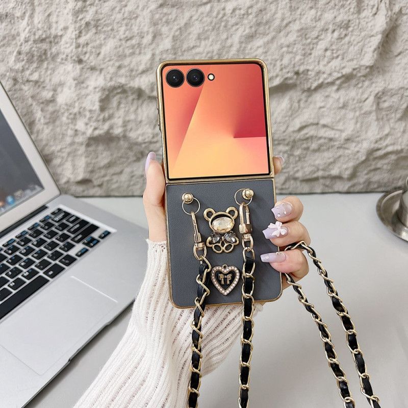 Kryt Na Samsung Galaxy Z Flip 7 Přívěsek A Řemínek