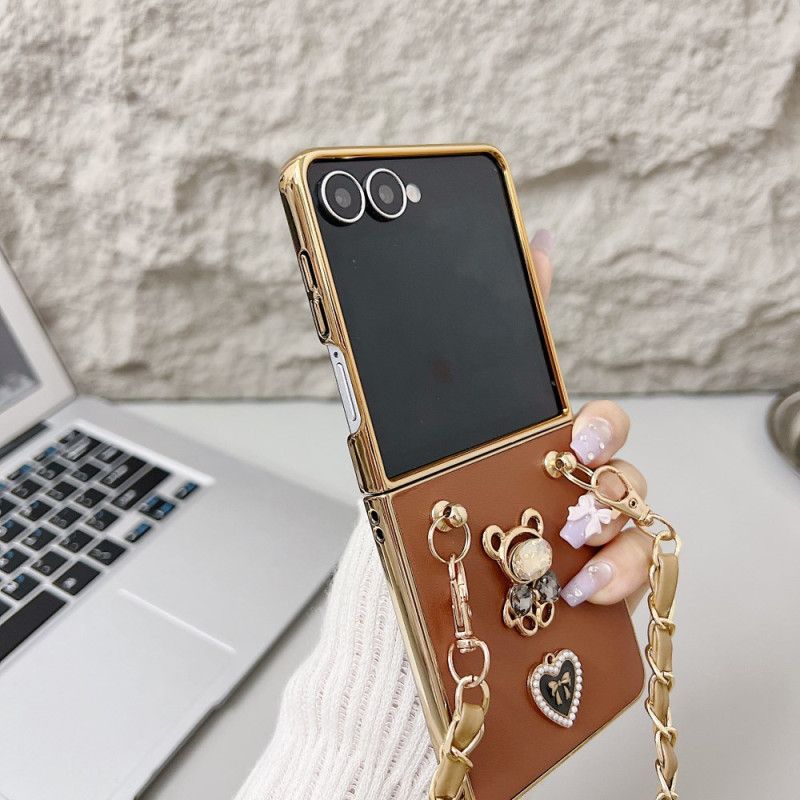 Kryt Na Samsung Galaxy Z Flip 7 Přívěsek A Řemínek