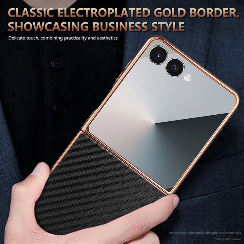 Kryt Na Samsung Galaxy Z Flip 7 Uhlíková Vlákna
