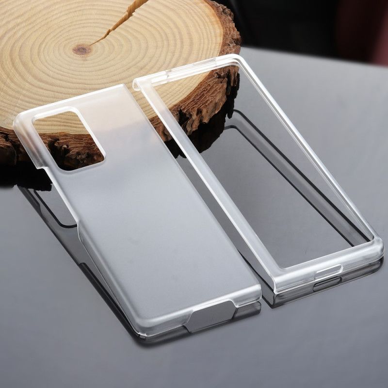 Kryt Na Samsung Galaxy Z Fold 2 Matný Průhledný Plast