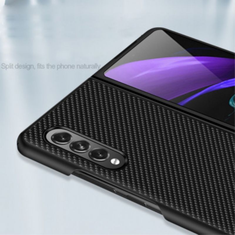 Kryt Na Samsung Galaxy Z Fold 3 5g Tenké Uhlíkové Vlákno
