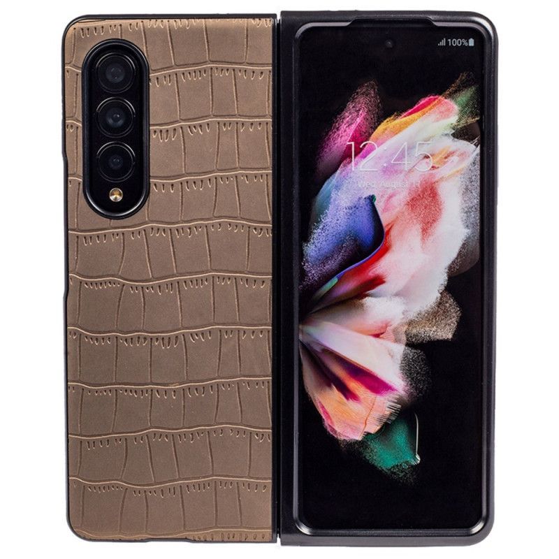 Kryt Na Samsung Galaxy Z Fold 4 Embosovaný Krokodýl