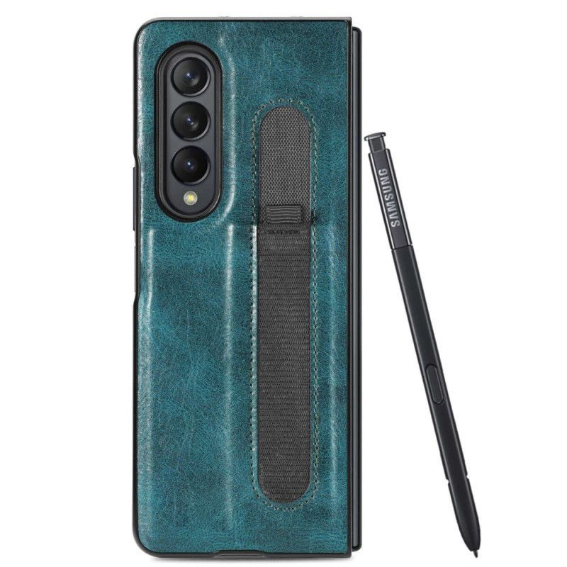 Kryt Na Samsung Galaxy Z Fold 4 Stylus Z Umělé Kůže