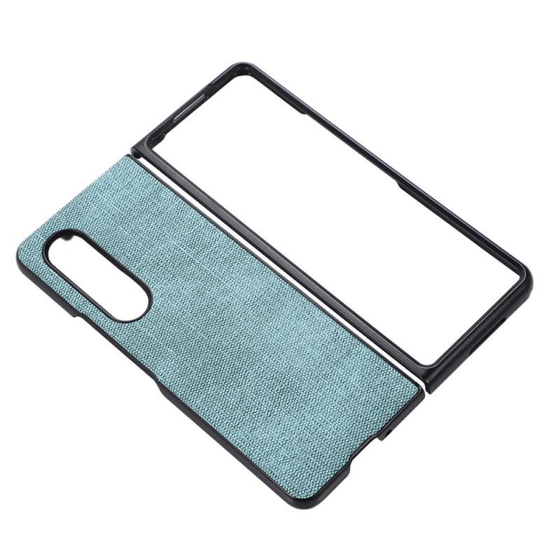 Kryt Na Samsung Galaxy Z Fold 4 Tkaná Umělá Kůže