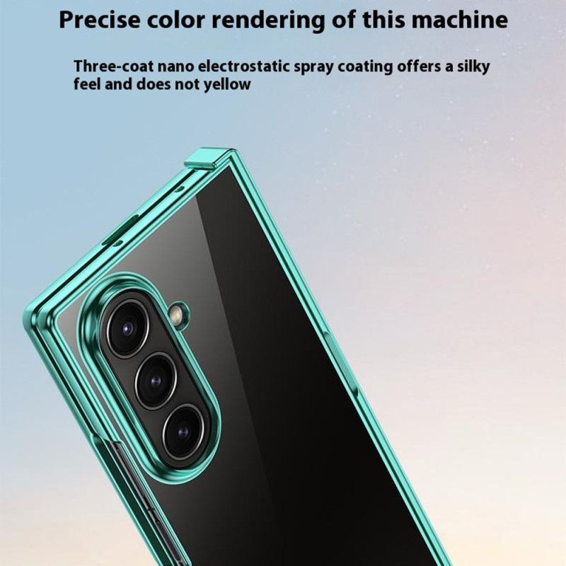 Kryt Na Samsung Galaxy Z Fold 7 Design S Kovovým Efektem A Panty