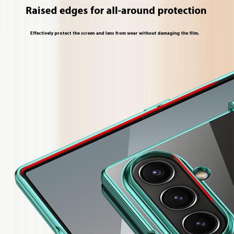 Kryt Na Samsung Galaxy Z Fold 7 Design S Kovovým Efektem A Panty