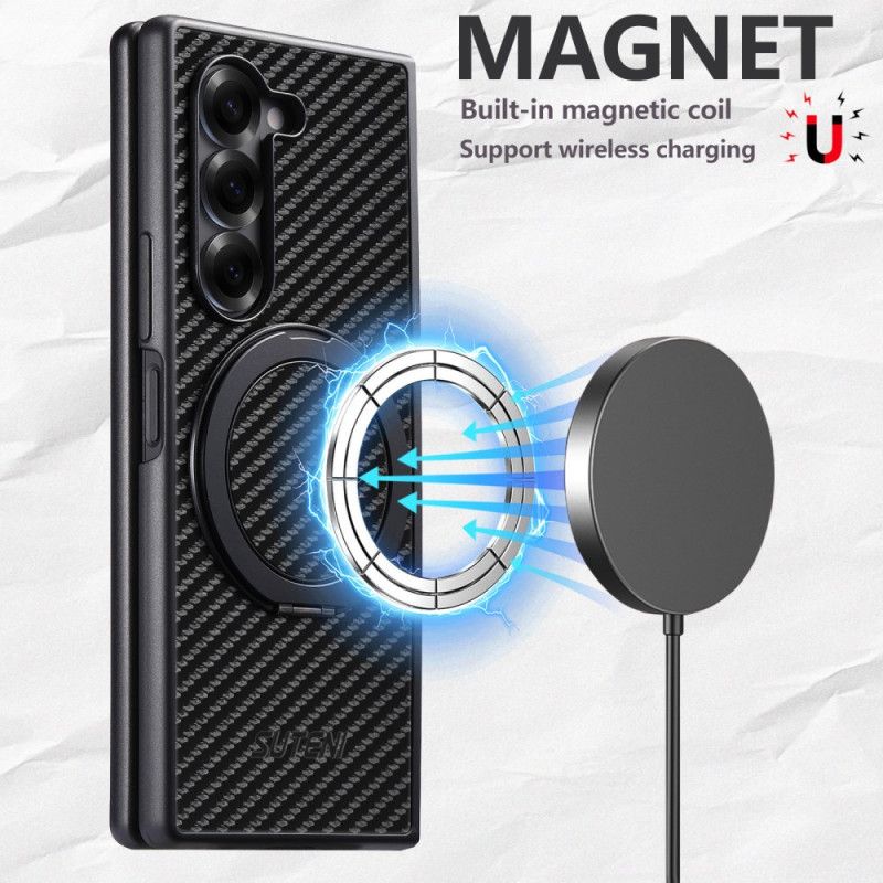 Kryt Na Samsung Galaxy Z Fold 7 Magnetický Pant S Držákem Na Prsten Suteni