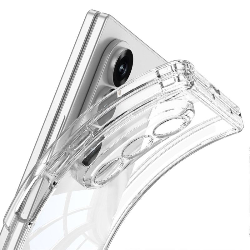 Kryt Na Samsung Galaxy Z Fold 7 Průsvitný Magnetický Pant Se Stojánkem