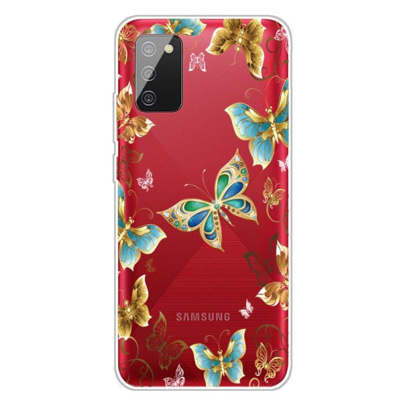 Kryt Samsung Galaxy A02s Design Motýlů