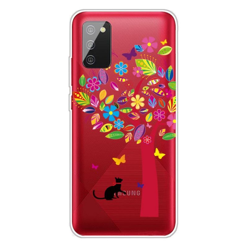 Kryt Samsung Galaxy A02s Kočka Pod Stromečkem