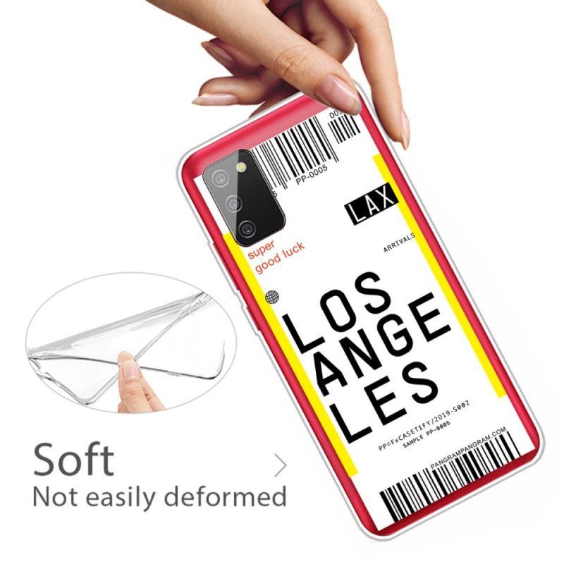 Kryt Samsung Galaxy A02s Palubní Vstupenka Do Los Angeles