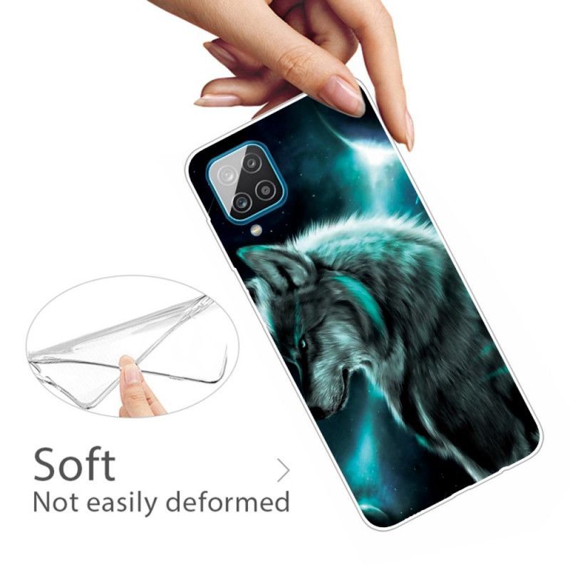 Kryt Samsung Galaxy A12 Královský Vlk