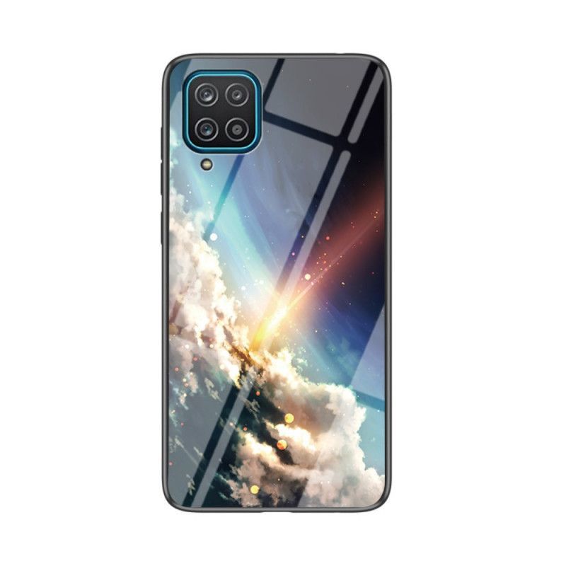 Kryt Samsung Galaxy A12 Krásné Tvrzené Sklo