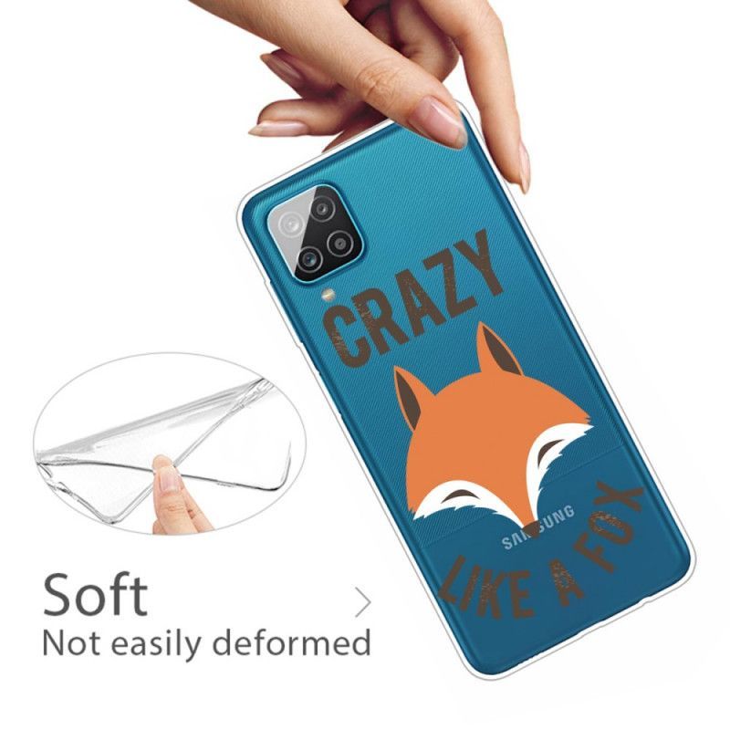 Kryt Samsung Galaxy A12 Liška / Blázen Jako Liška