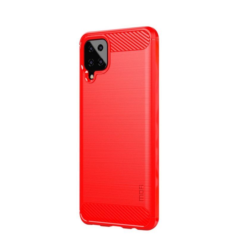 Kryt Samsung Galaxy A12 Mofi Kartáčované Uhlíkové Vlákno