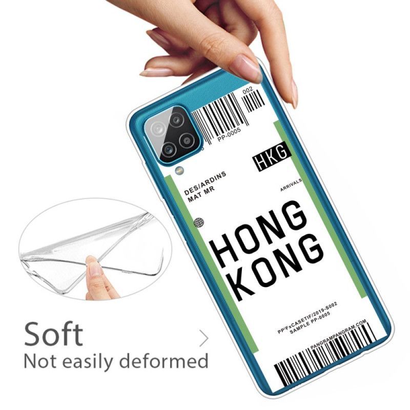 Kryt Samsung Galaxy A12 Palubní Vstupenka Do Hongkongu