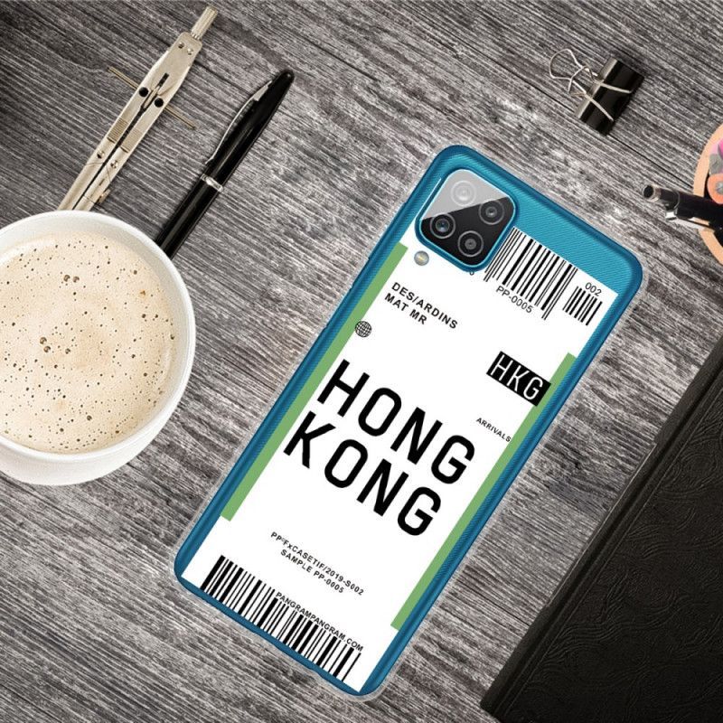 Kryt Samsung Galaxy A12 Palubní Vstupenka Do Hongkongu