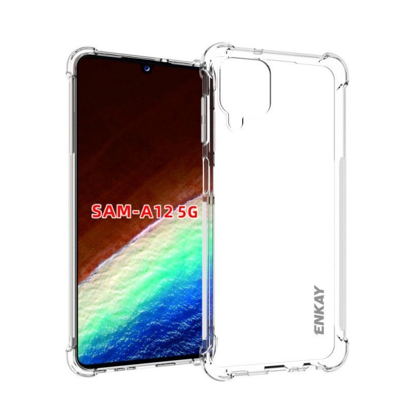 Kryt Samsung Galaxy A12 Transparentní Enkay