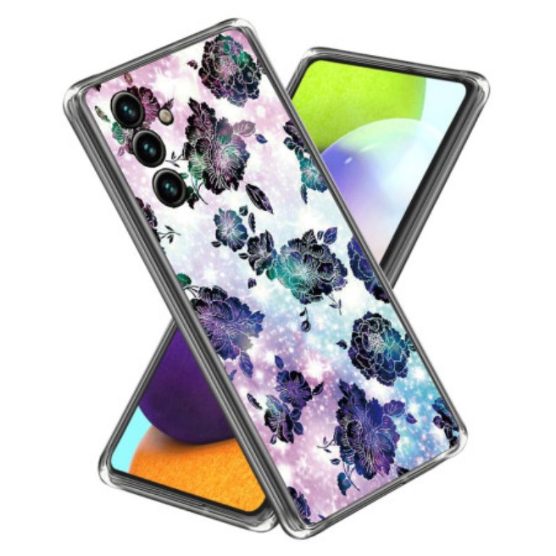 Kryt Samsung Galaxy A15 5g Kryty Na Mobil Fialové Květy