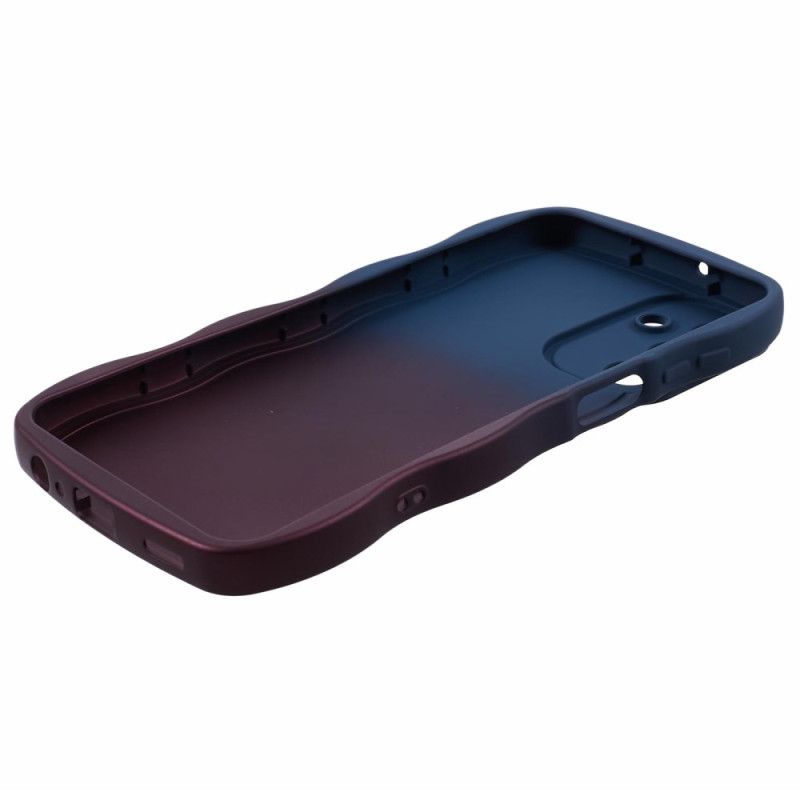 Kryt Samsung Galaxy A15 Dvoubarevný Vlnitý Silikon