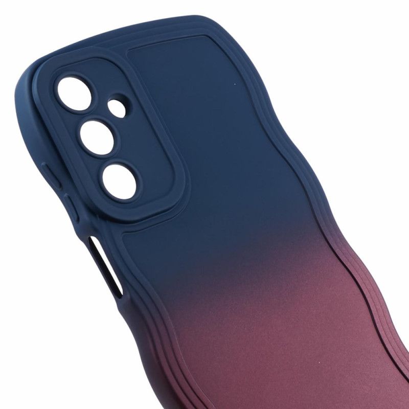 Kryt Samsung Galaxy A15 Dvoubarevný Vlnitý Silikon