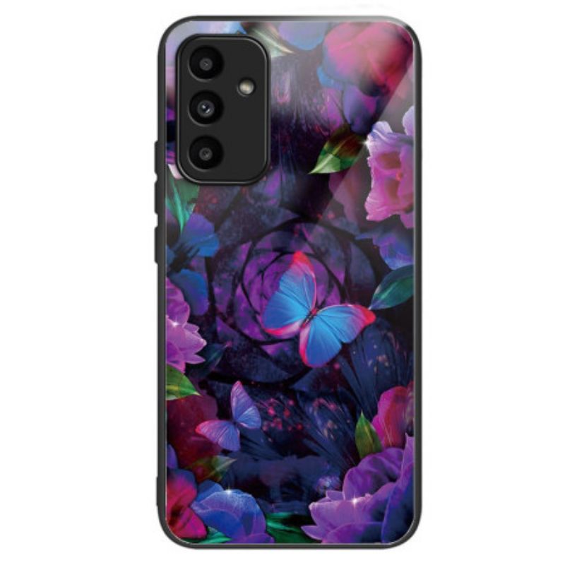 Kryt Samsung Galaxy A15 Kryty Na Mobil Barevní Motýli Z Tvrzeného Skla