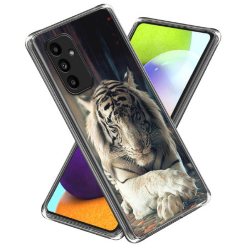 Kryt Samsung Galaxy A15 Kryty Na Mobil Bílý Tygr