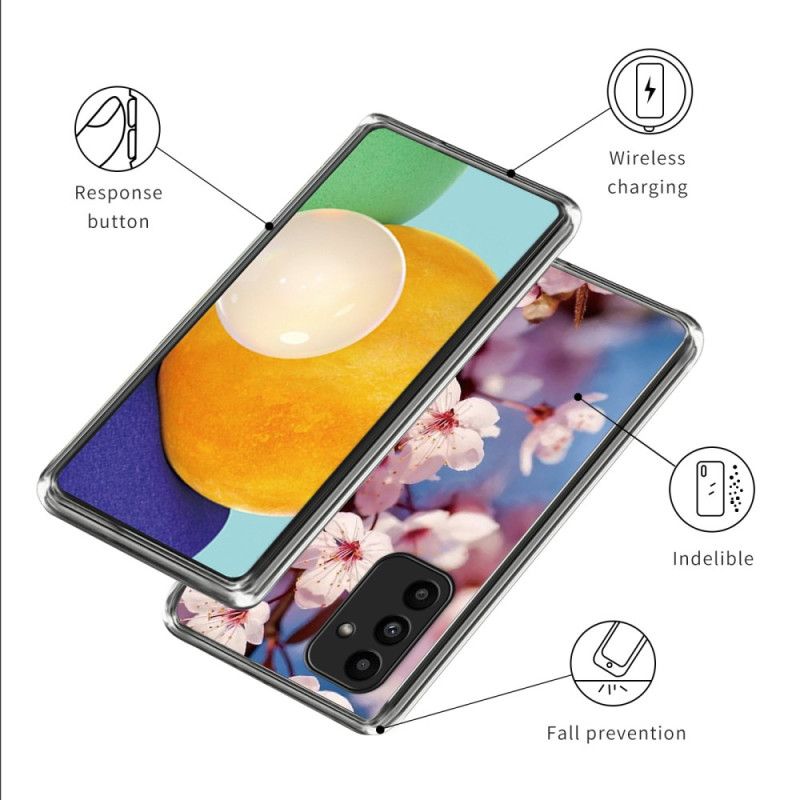 Kryt Samsung Galaxy A15 Kryty Na Mobil Broskvové Květy