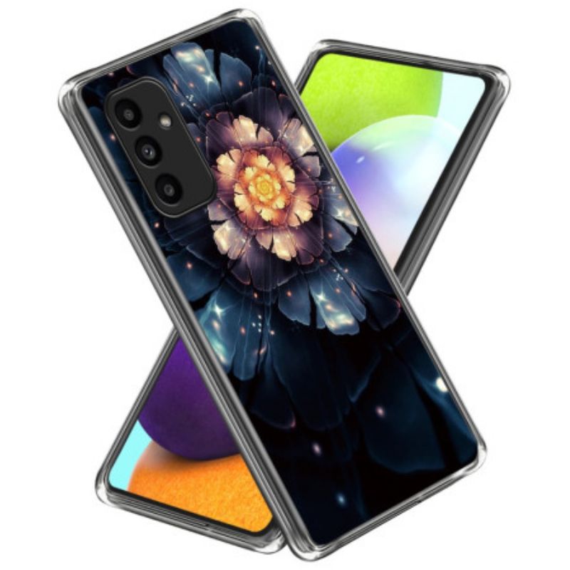 Kryt Samsung Galaxy A15 Pomerančový Květ