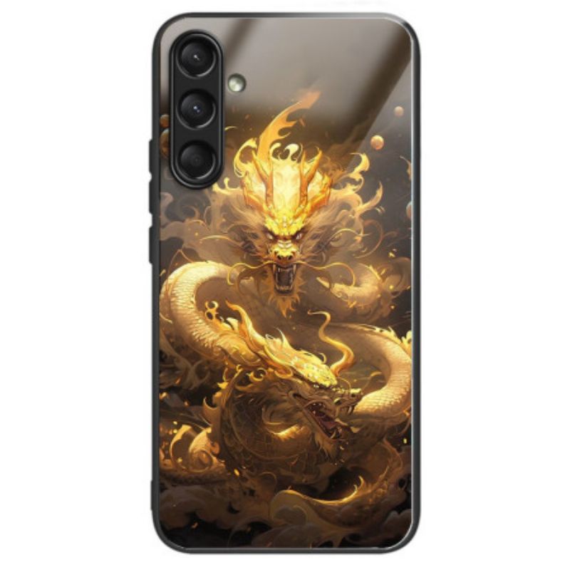 Kryt Samsung Galaxy A16 5g Kryty Na Mobil Tvrzené Sklo Golden Dragon