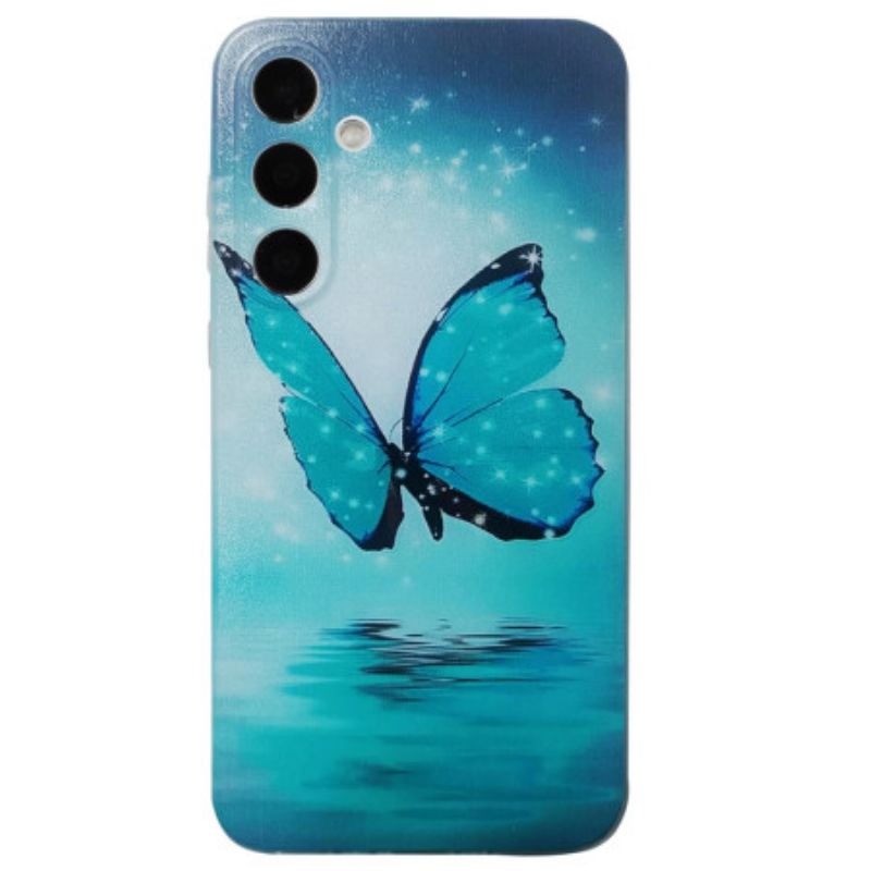 Kryt Samsung Galaxy A16 5g Modrý Motýl