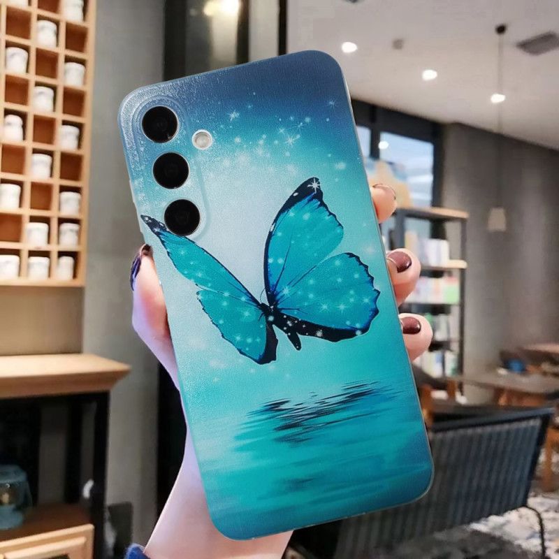 Kryt Samsung Galaxy A16 5g Modrý Motýl