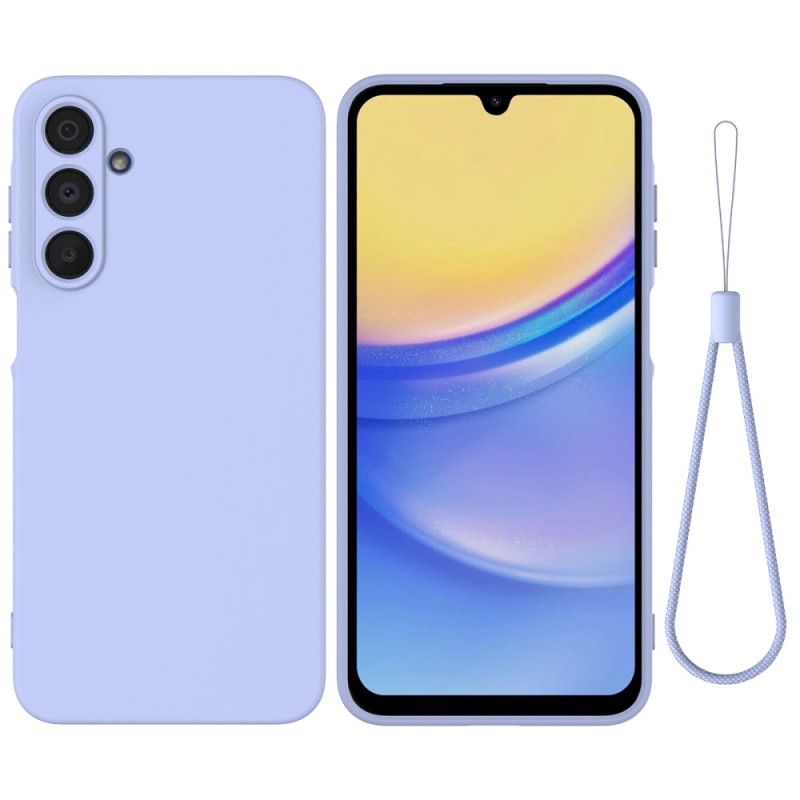 Kryt Samsung Galaxy A16 5g Řemínek Z Tekutého Silikonu