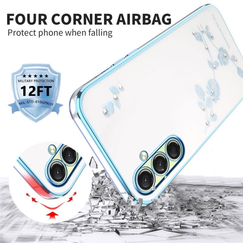 Kryt Samsung Galaxy A17 4g / 5g Kryty Na Mobil Kadem Květinový Vzor