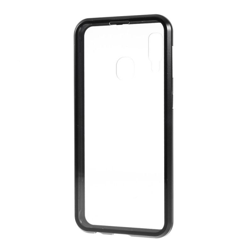 Kryt Samsung Galaxy A20e Kovové Hrany A Tvrzené Sklo